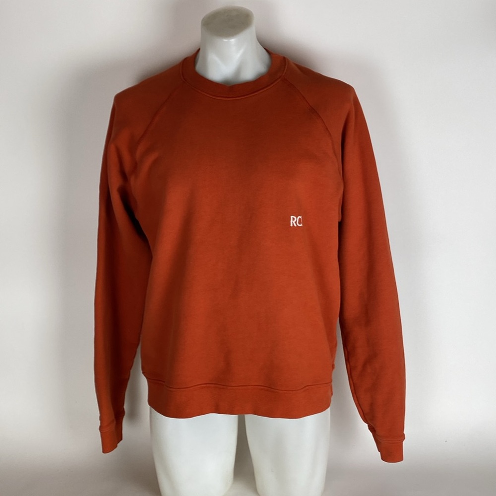 Reese Cooper Orange Pullover Sweatshirt Men’s Size L